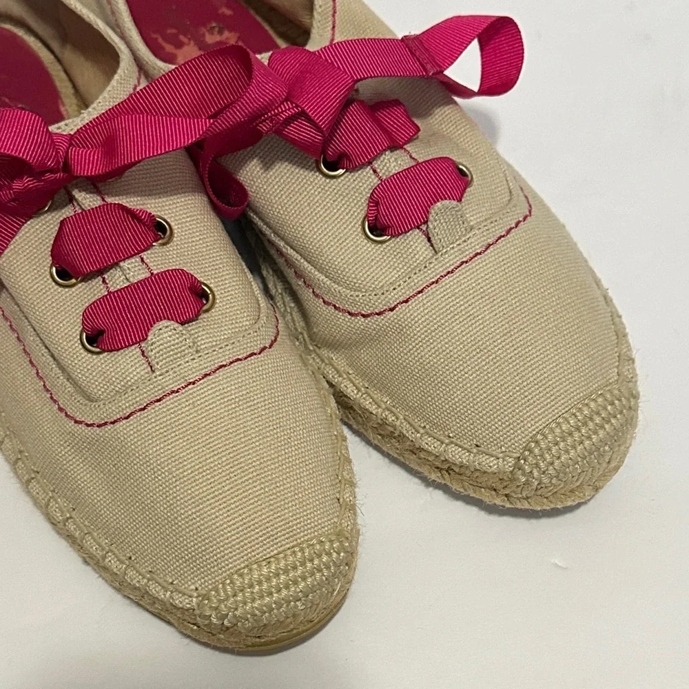 Kate Spade Espadrilles Oxford Slip Ons Sneakers size 7 EUC
